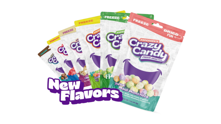 ANDERSEN’S CRAZY CANDY REVOLUTIONIZES THE FREEZE-DRIED CANDY WORLD WITH SIX NEW FLAVORS _Product
