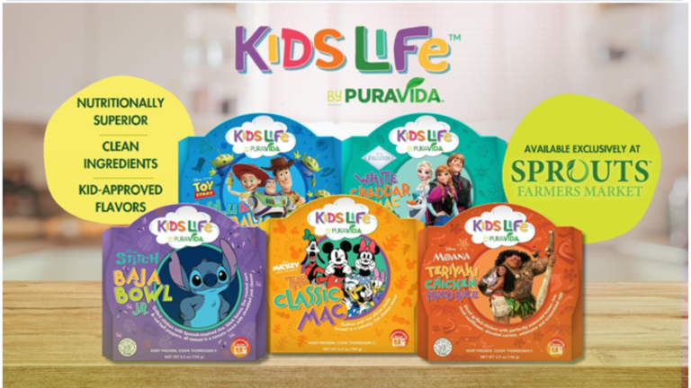 PuraVida Foods Expands KidsLife™ Line with New Disney and Pixar-Themed Frozen Meals _supply chain
