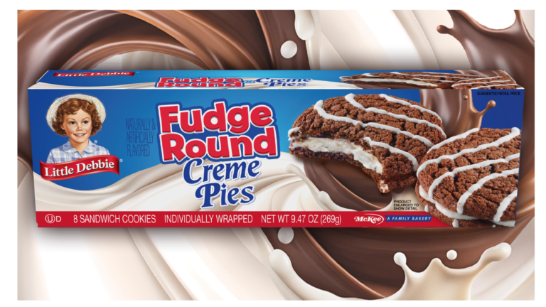 Little Debbie Launches Fudge Round Creme Pie Snack_Product